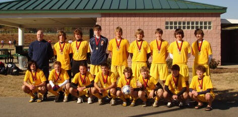 Ohio Elite Soccer Academy after winning a tournament!